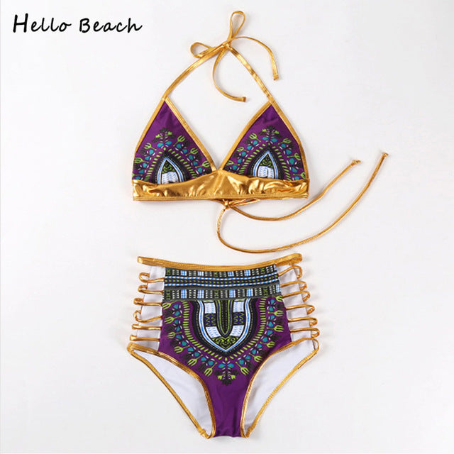 Yass Queen High Waisted Purple Bikini